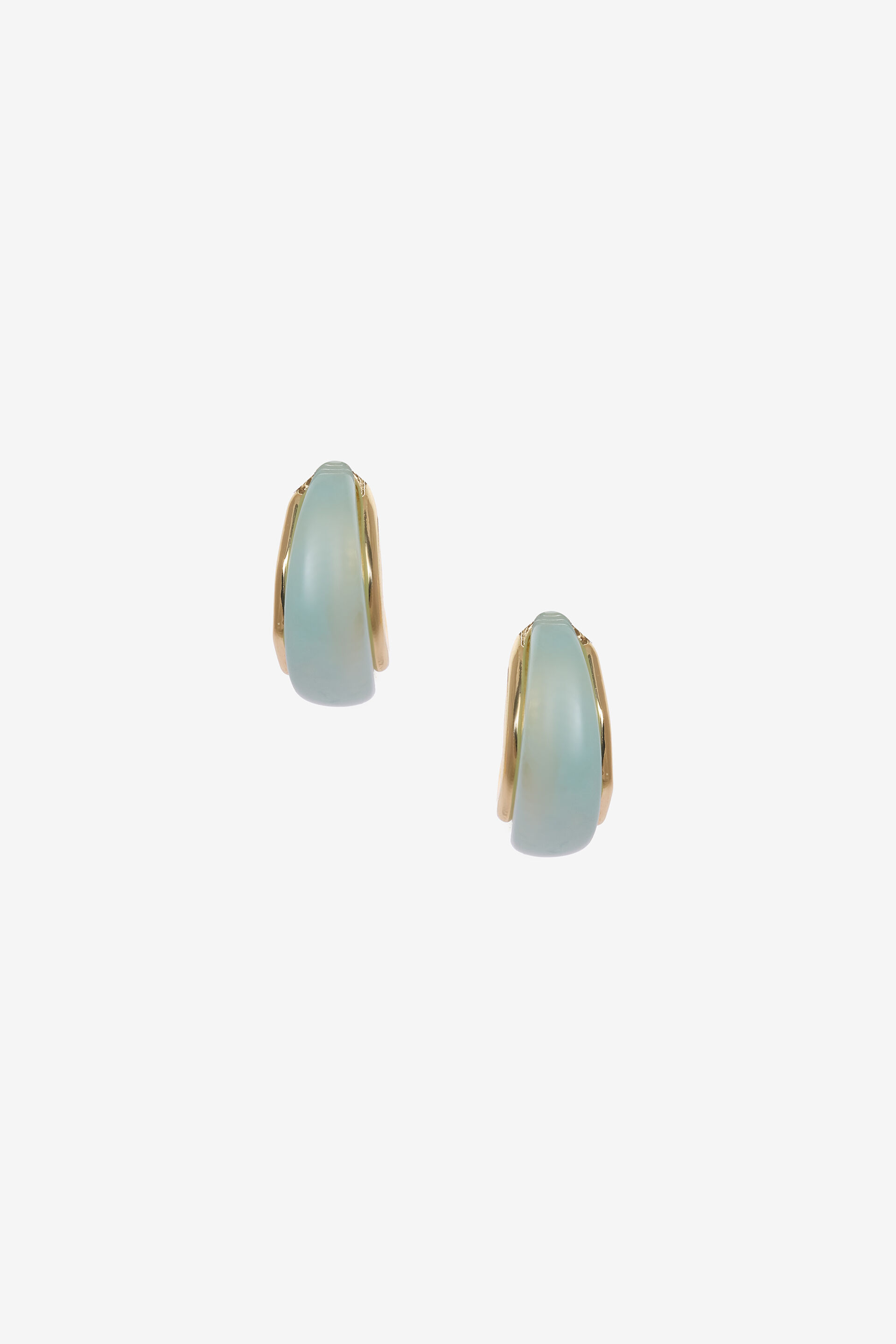 Sage Lucent Hoops